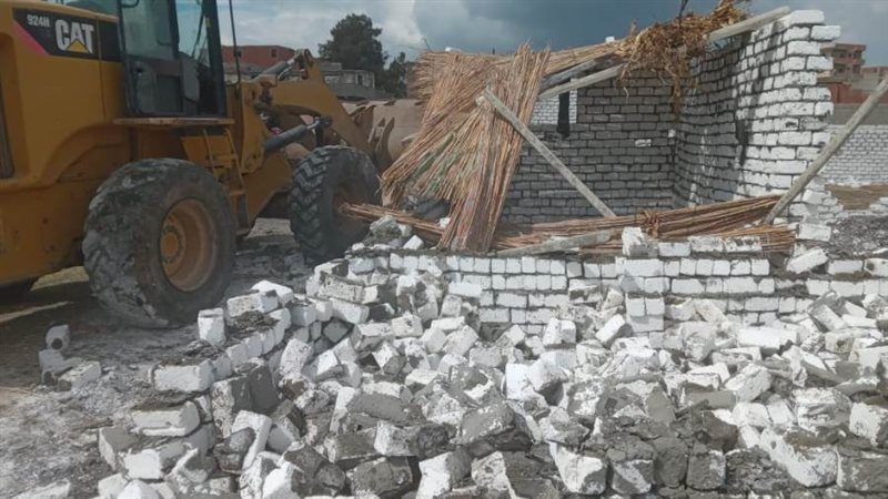 إزالة 5 حالات تعد