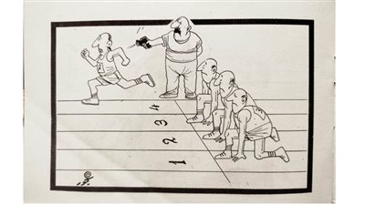 كاريكاتير رمضان .. كل يوم فنان .. الفنان عبدالرحمن عجور 