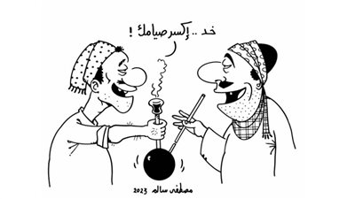 كاريكاتير رمضان .. كل يوم فنان .. الفنان مصطفى سالم 