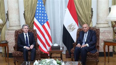عاجل.. مباحثات مصرية أمريكية موسعة برئاسة شكري وبلينكن بالقاهرة