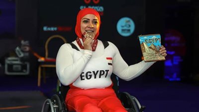 أمل علام تُحرز برونزية وزن 61 كجم في كأس العالم لرفع الأثقال البارالمبي