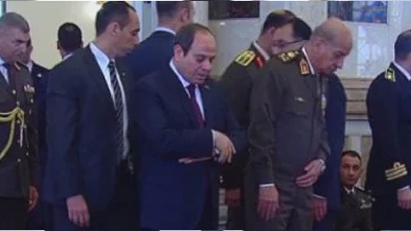 الرئيس السيسي يؤدي