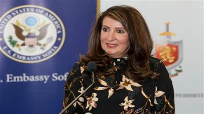 السفيرة الأمريكية بالقاهرة تشيد بالدور 