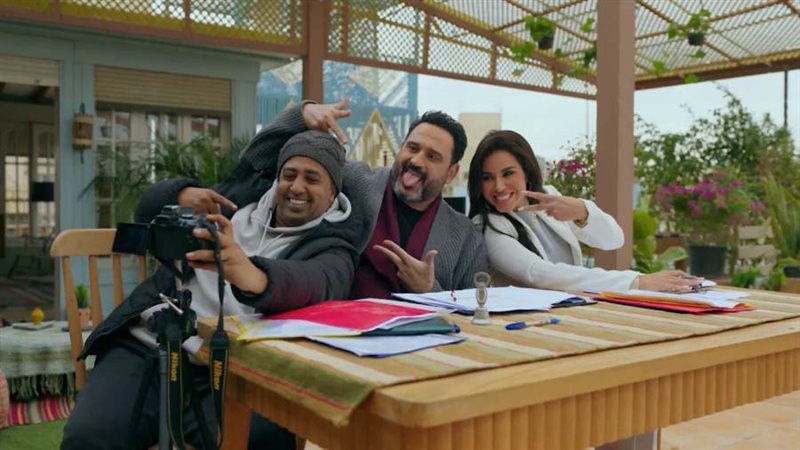 مشهد من مسلسل بابا