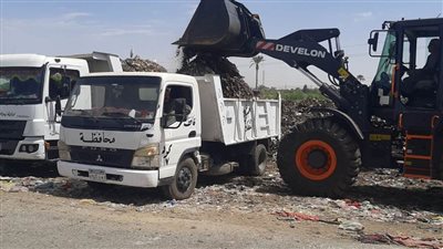 رفع 300 طن قمامة ومخلفات بمدن وقرى بني سويف 