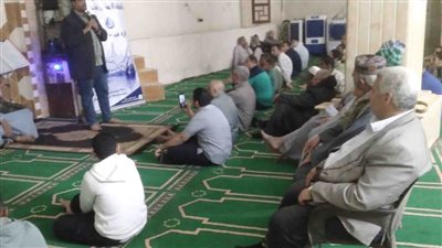 مياه الشرب بسوهاج تكثف حملاتها التوعوية لرواد المساجد للحث على ترشيد استهلاك المياه 