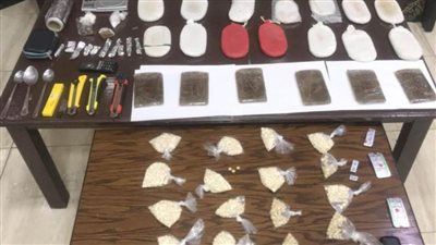 ضبط 6 عناصر إجرامية بحوزتهم أكثر من 47 كجم من الحشيش والشابو بـ 4 ملايين جنيه