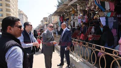 حملة مكبرة لإزالة الإشغالات بعدد من شوارع عاصمة كفر الشيخ