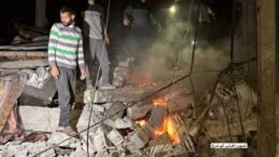  12 شهيدا في قصف للاحتلال عند دوار الكويت بمدينة غزة