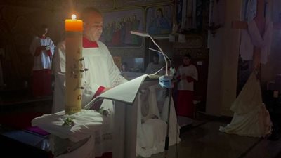  كنيسة اللاتين في غزة تقيم الصلوات عشية عيد الفصح المجيد