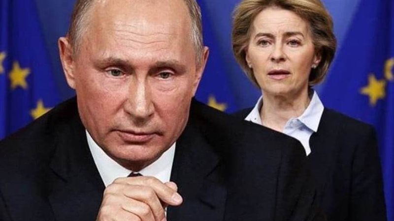 بوتين وأورسولا فون