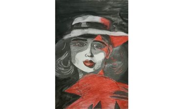 صفاء طه.. رسم بالفم 