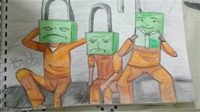 صفاء طه.. رسم بالفم 