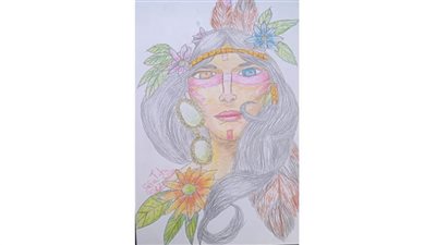 صفاء طه.. رسم بالفم 