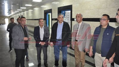 الدسوقي يتفقد مبنى مستشفى الطوارئ بجامعة كفر الشيخ