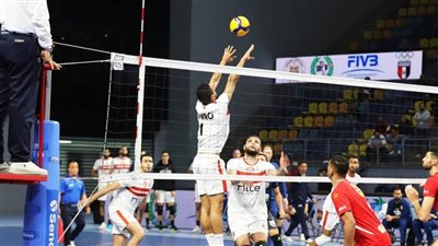 الأهلي يفوز على الزمالك في أولى جولات نهائي دوري رجال الطائرة 