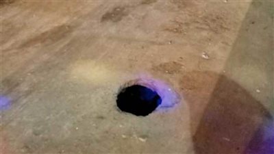 هبوط أرضي مفاجئ في قرية مازورة ببني سويف