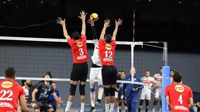 الأهلي يهزم الزمالك ويتوج بلقب دوري رجال الكرة الطائرة 