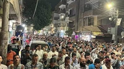 ليلة القدر.. آلاف المصلين يؤدون صلاة التهجد بالمنيا 