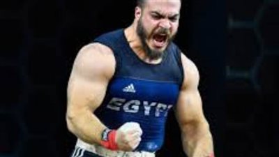 كريم أبو كحلة نجم منتخب رفع الأثقال يتأهل لأولمبياد باريس 2024