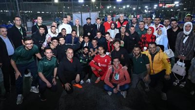 وزير الرياضة يشهد ختام الدورة الرمضانية في كرة القدم الخماسية