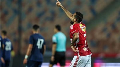 الدقيقة 73.. كهربا يسجل الهدف الثاني للأهلي في مباراته مع إنبي