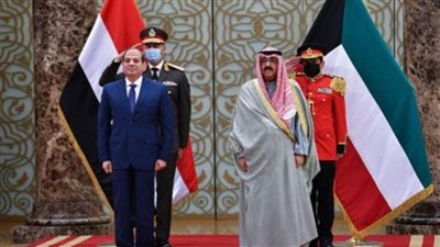 الرئيس السيسي يتبادل التهاني مع أمير الكويت