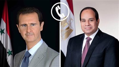 الرئيس السيسي يهنئ نظيره السوري هاتفيًا بمناسبة حلول عيد الفطر المبارك