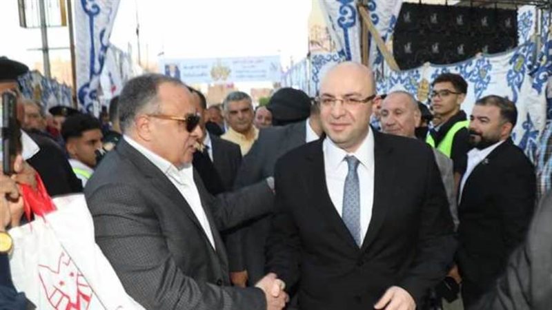 محافظ بنى سويف يصل