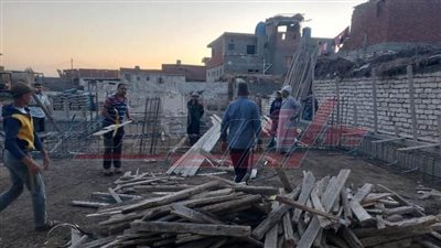 إزالة 5 حالات تعد على الأراضي الزراعية بالحامول في كفر الشيخ