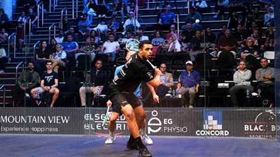 عسل يتأهل للدور ربع النهائي ببطولة بلاك الدولية للإسكواش