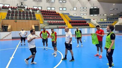 منتخب الصالات ينهي تدريبه الأخير قبل مواجهة ناميبيا بكأس الأمم الأفريقية