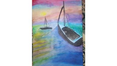 صفاء طه.. رسم بالفم 