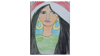 صفاء طه.. رسم بالفم 