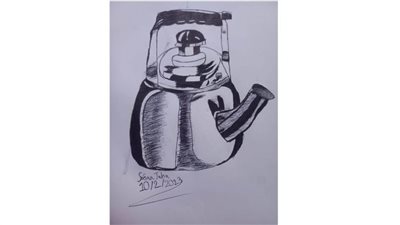 صفاء طه.. رسم بالفم 