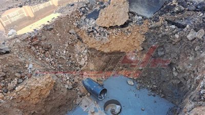 استمرار إنشاء صفايات الأمطار ورفع المطابق بكفر الشيخ 