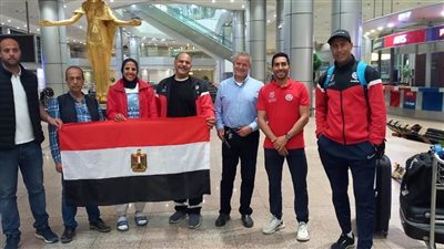 عودة بعثة المنتخب الوطني للتجديف بعد انتهاء مشاركته في بطولة كأس العالم للتجديف 