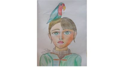 صفاء طه.. رسم بالفم 