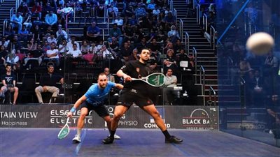 مصطفى عسل يتوج ببطولة بلاك بول بعد الفوز على على فرج