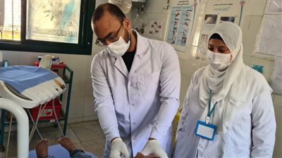 صحة البحيرة: الكشف على 1258 مريضا بقرية ابيس وصرف علاجهم بالمجان 