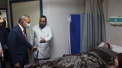 إصابة 6 عاملين بمديرية الصحة في حادث تصادم سيارتين بشبين القناطر 