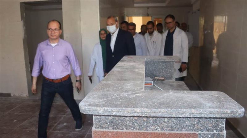 تفقد الأعمال بمستشفى