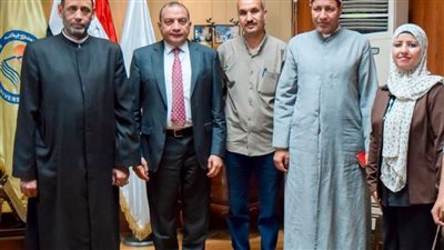    رئيس جامعة بني سويف يستقبل وفد الأزهر الشريف