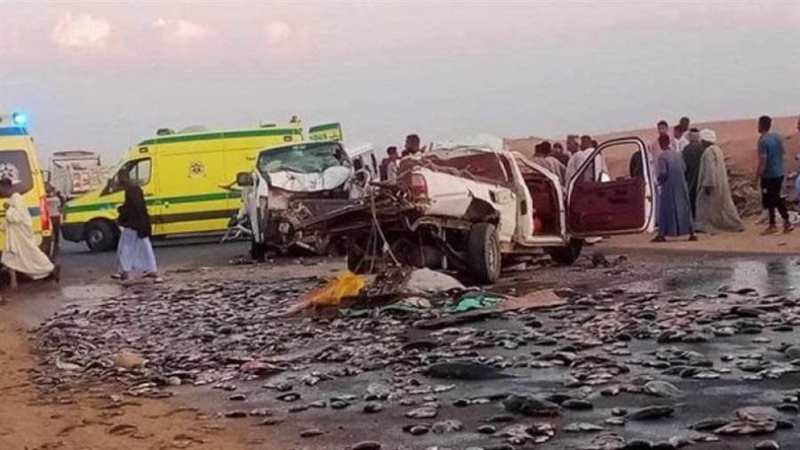 حادث تصادم بين سيارة