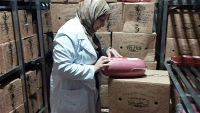 ضبط لحوم مجمدة غير صالحة للاستهلاك الآدمي بالشرقية 