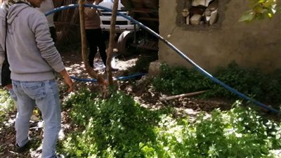 حملات إزالة التعديات على شبكة مياه الشرب بالمناطق التابعة لفرع سيديى بشر