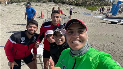 المصريون يحققون نتائج مشرفة في بطولة قبرص الدولية للتجديف الشاطئي