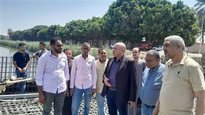 رئيس مدينة صدفا بأسيوط يتابع أعمال مشروع إحلال وتجديد كوبري عزبة مبارك.. صور