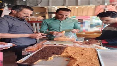 مصادرة 20 طن ملح مجهول المصدر وضبط 4 أطنان أعلاف بأحد مصانع بير السلم 