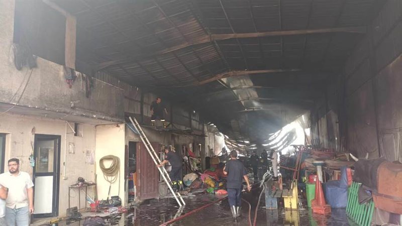 مخزن البلاستيك المحترق